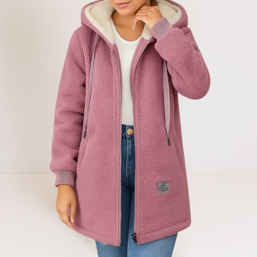 Delaney - Soft Fleece Hooded Jacket