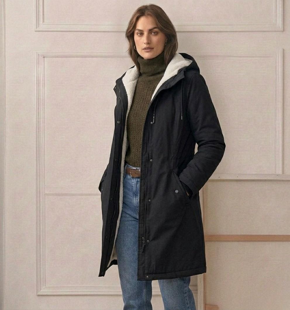 Tabitha - Cozy Hooded Weatherproof Coat