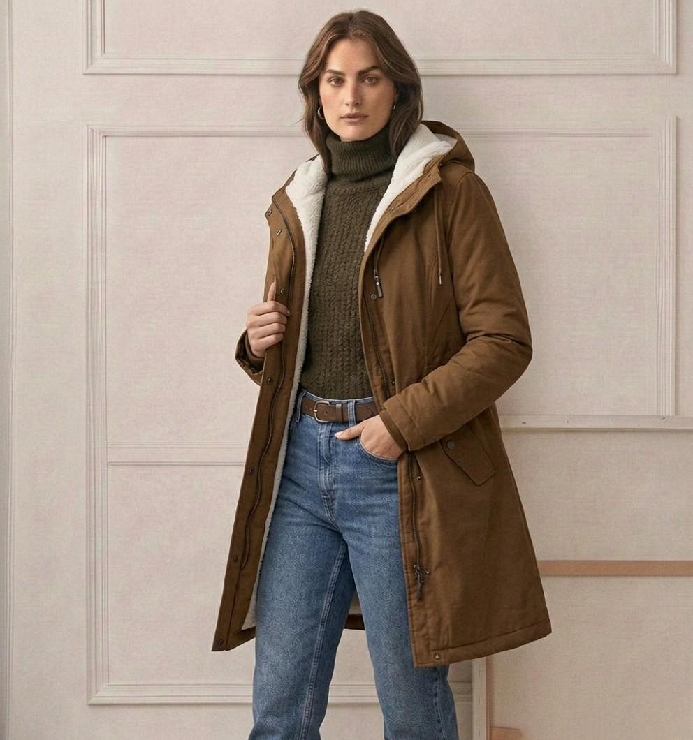 Tabitha - Cozy Hooded Weatherproof Coat