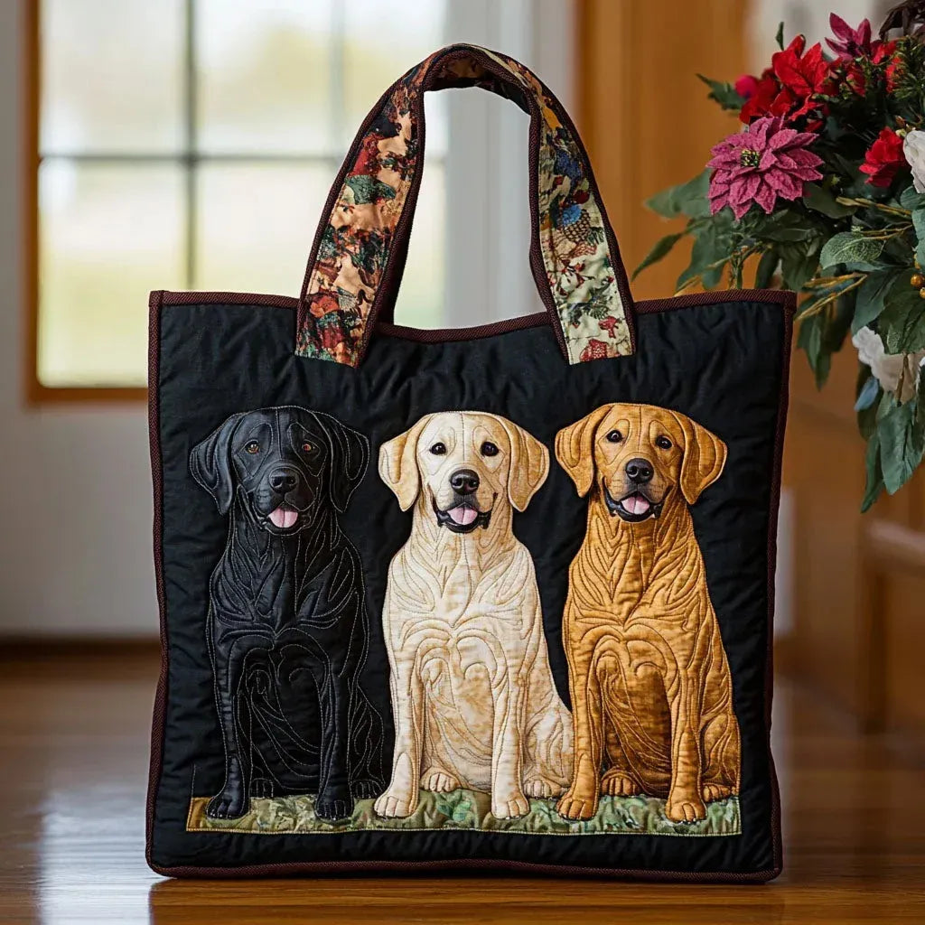 Sunny – Three Labradors Handmade Tote Bag