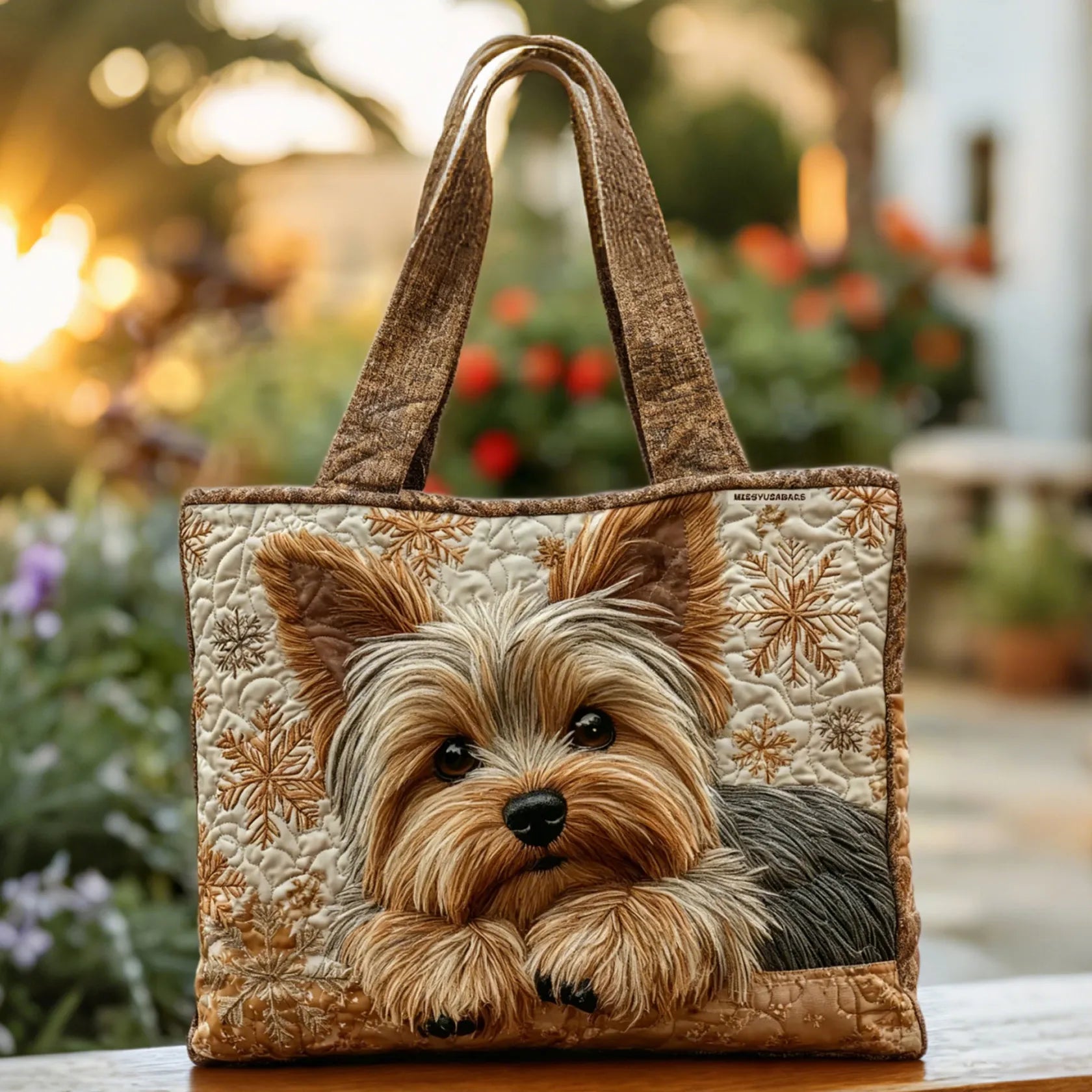 Pumpkin – Adorable Yorkshire Terrier Handmade Tote Bag