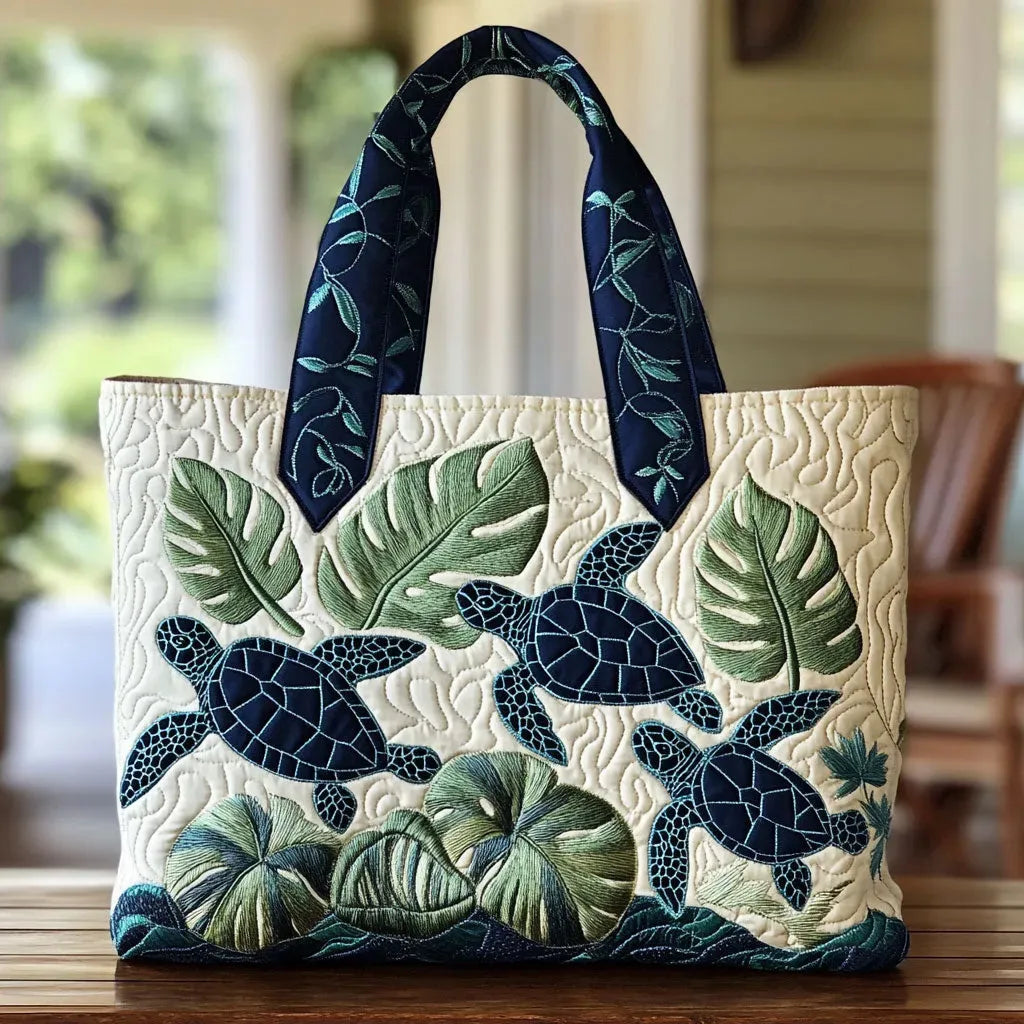 Fifi – Sea Turtle Grace Handmade Tote Bag