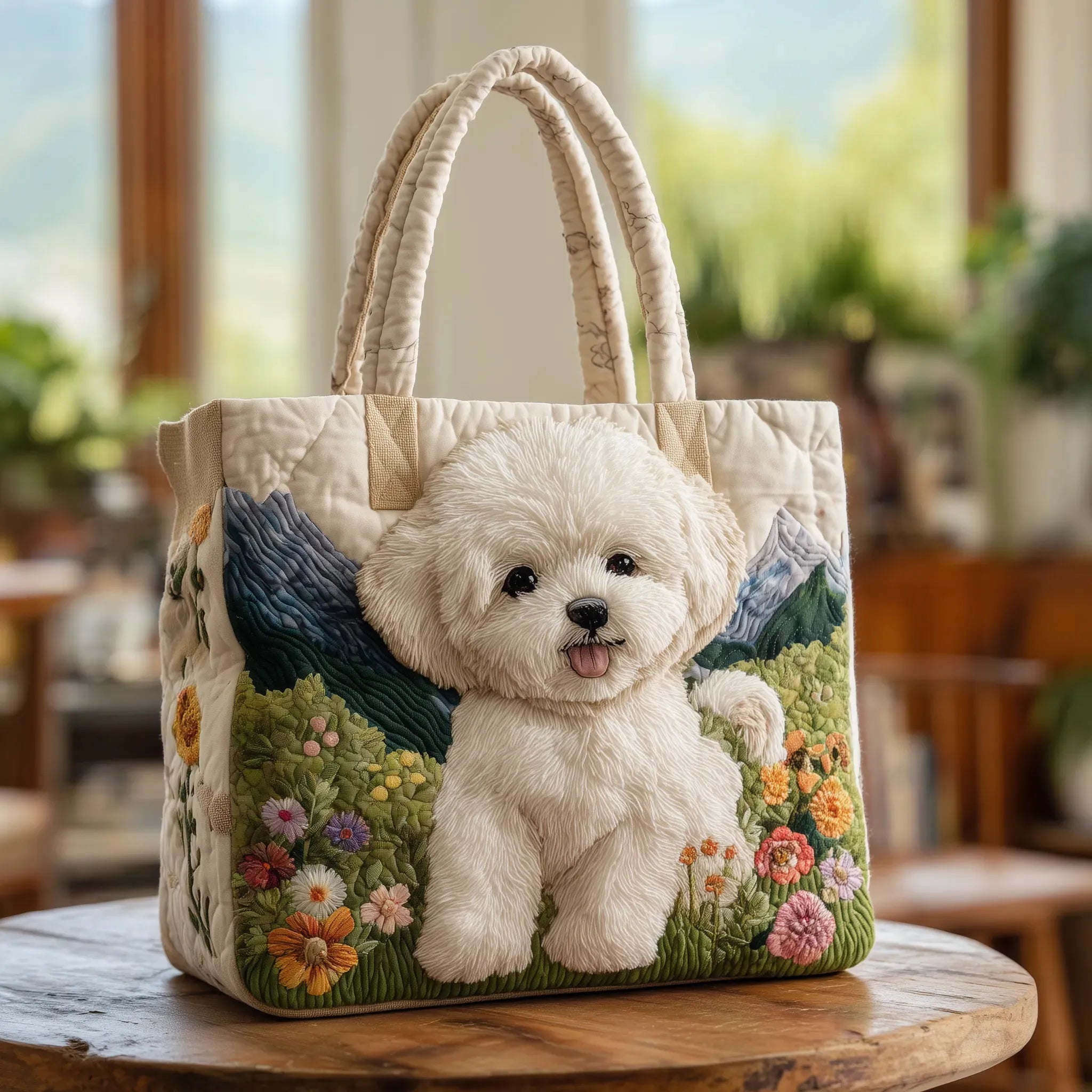 Lulu – Enchanted Dog Handmade Quilted Tote Bag