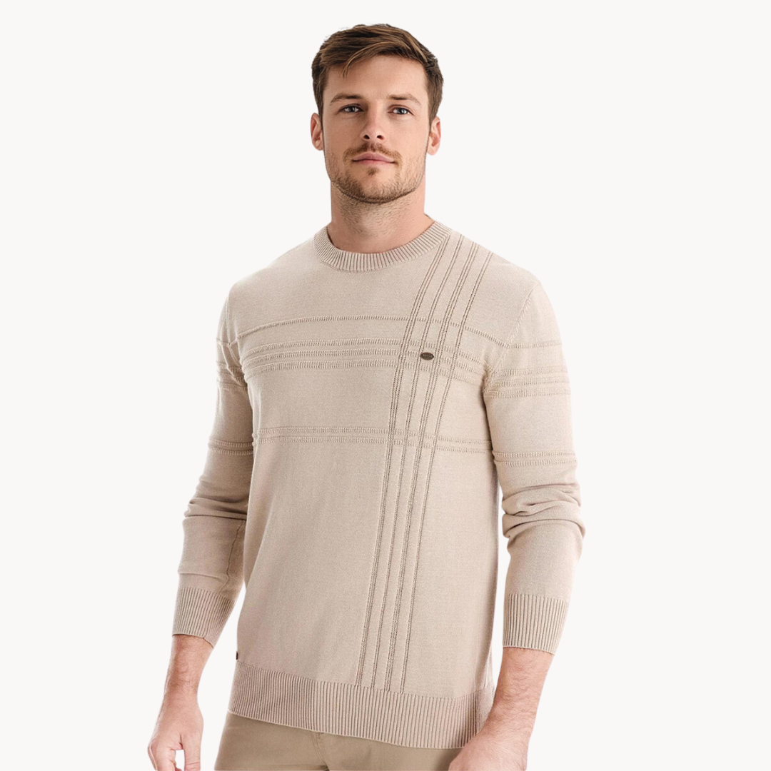 Janno – Elegant Men’s Checkered Sweater