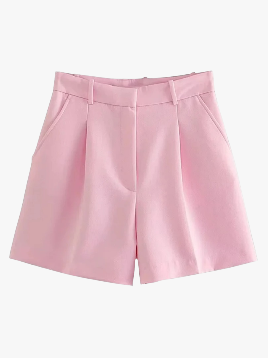 Simone - High Waist Elegant Summer Shorts