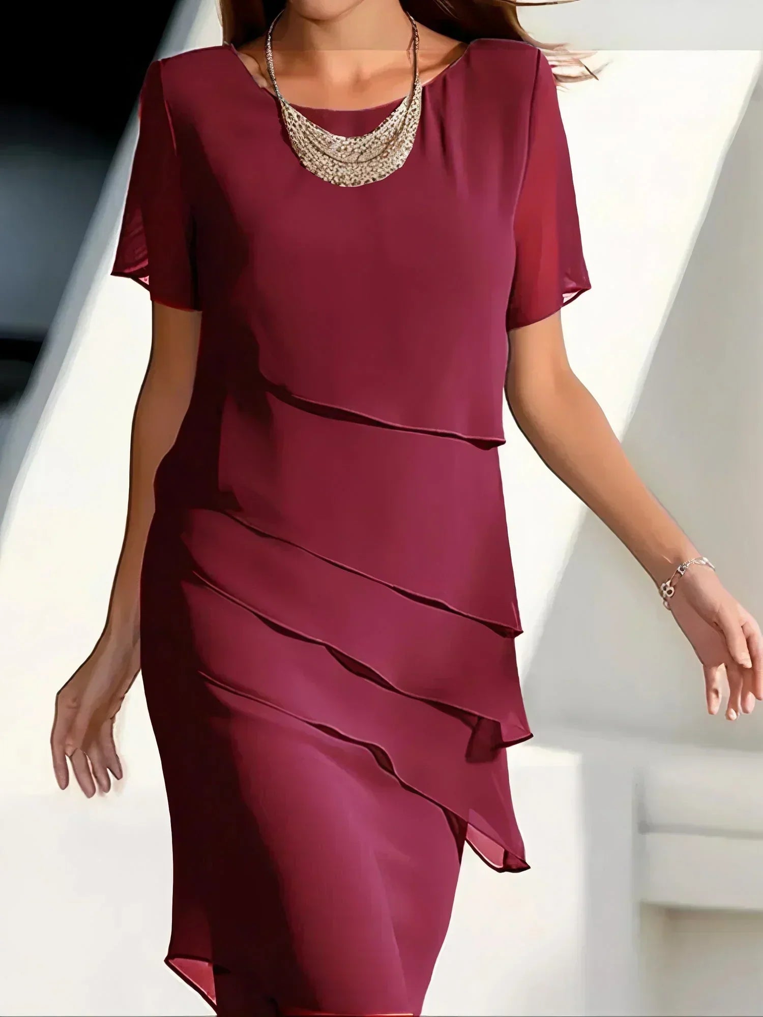 Mildred – Timeless Layered Elegant Dress