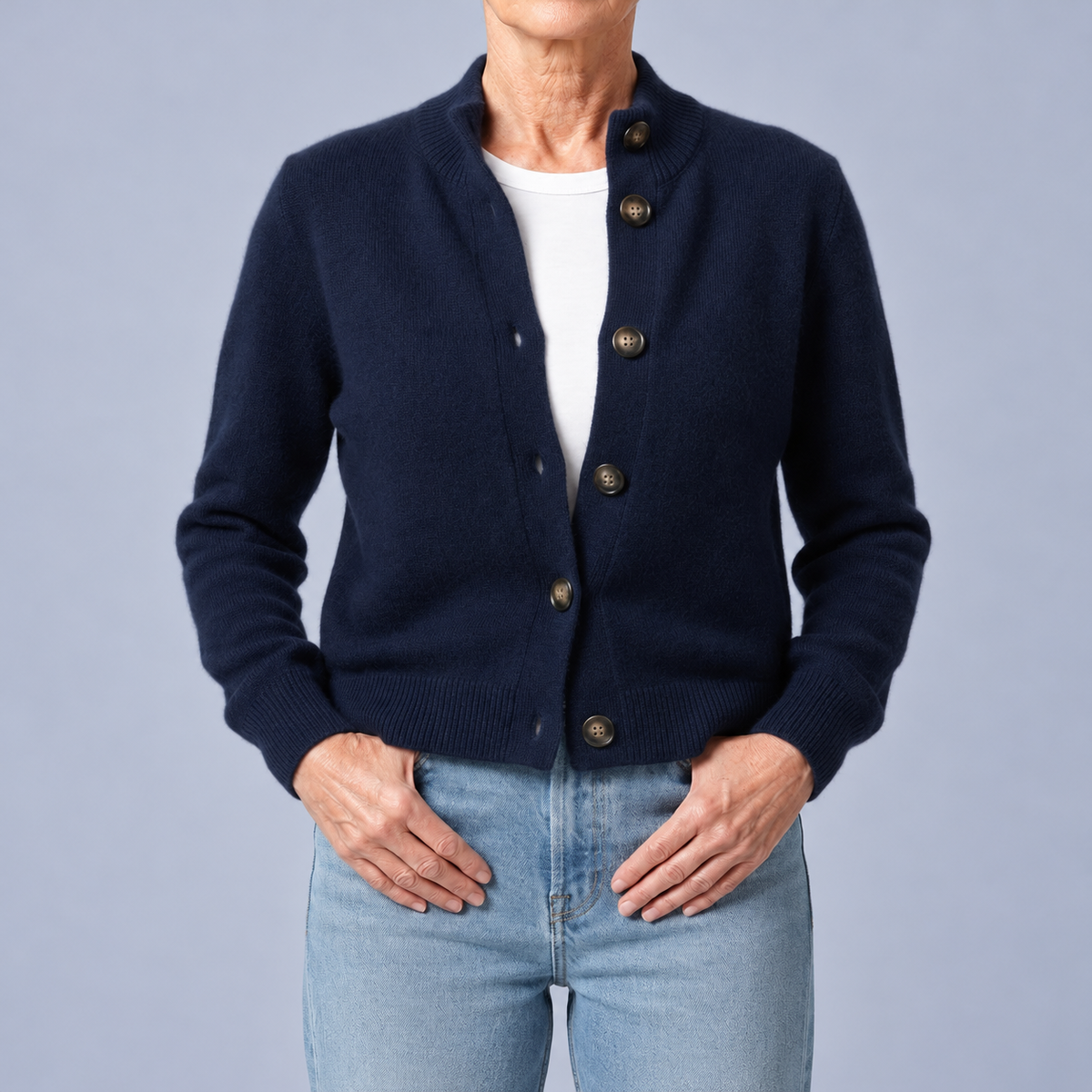 Melanie – Soft Button-Up Knit Cardigan