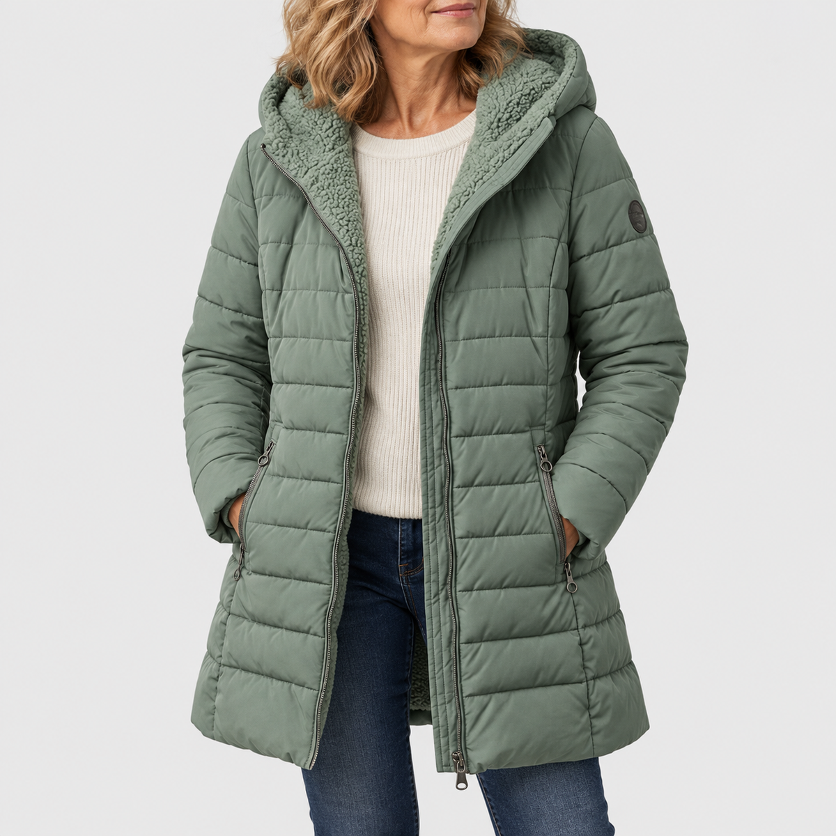 Jayla - Quilted A-Line Winter Coat