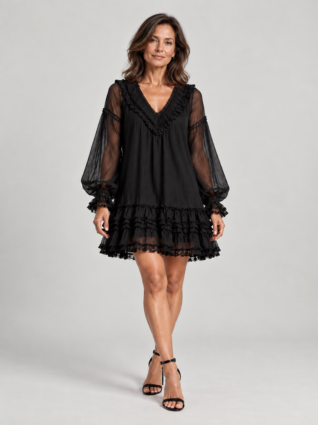 Lainey – Flowy Ruffle Dress