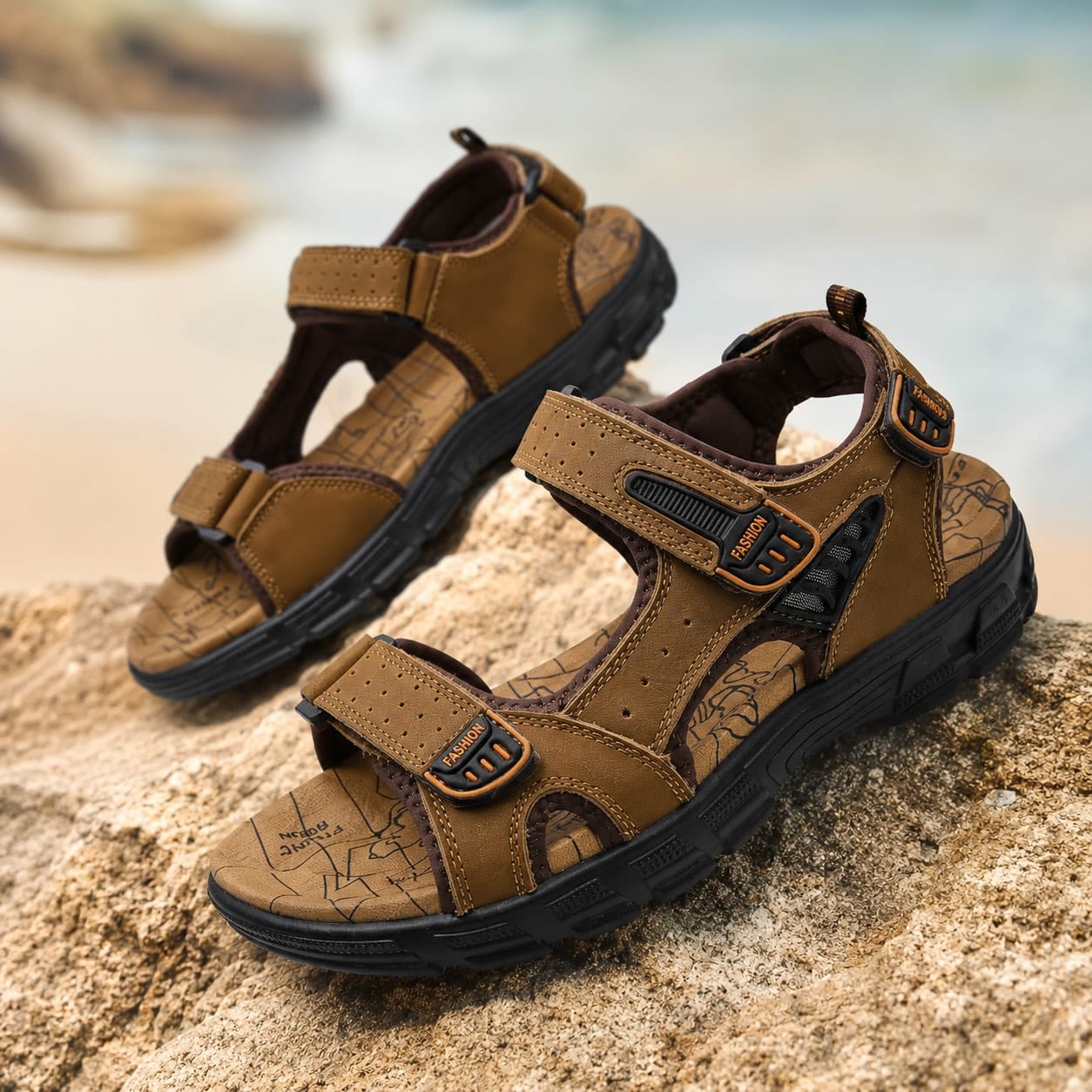 Marcus - Leather Orthopedic Sandals