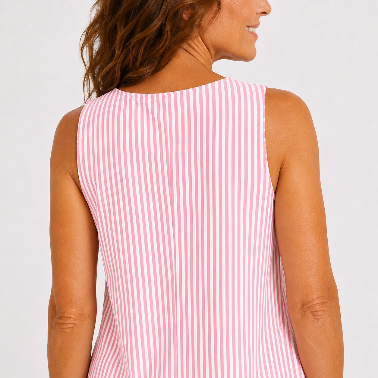 Normie - Striped Suspender Dress with Pockets
