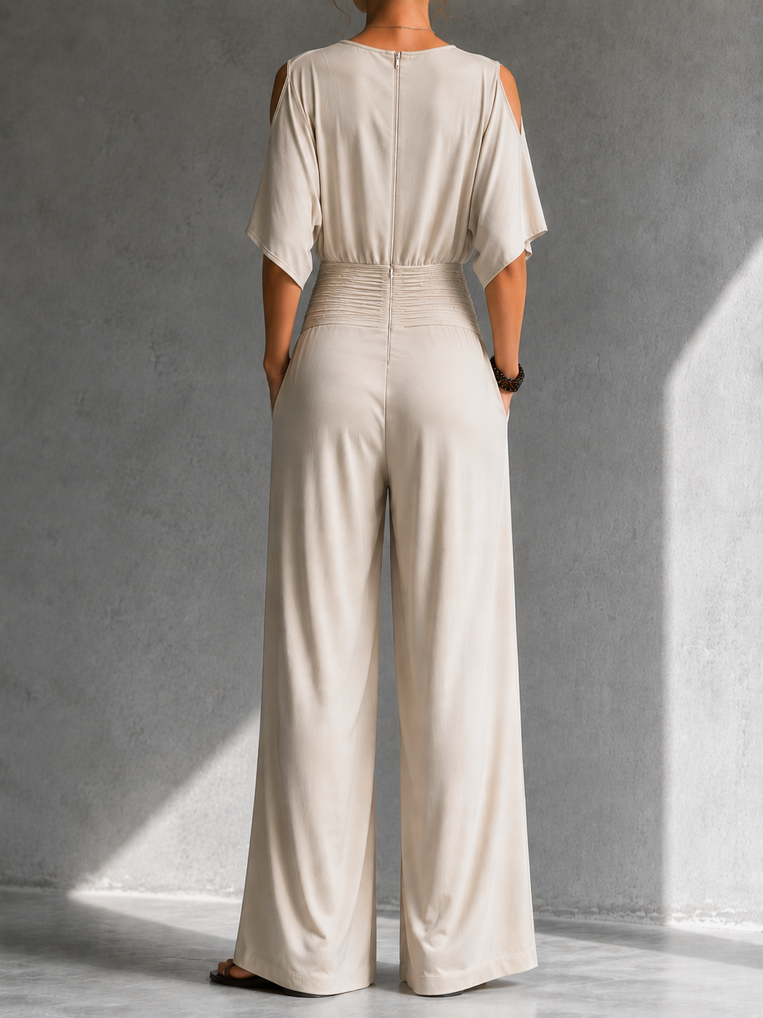 Perly - Elegant Wrap Jumpsuit