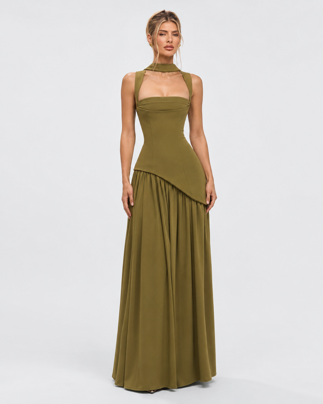 Claire - Corset Maxi Evening Dress