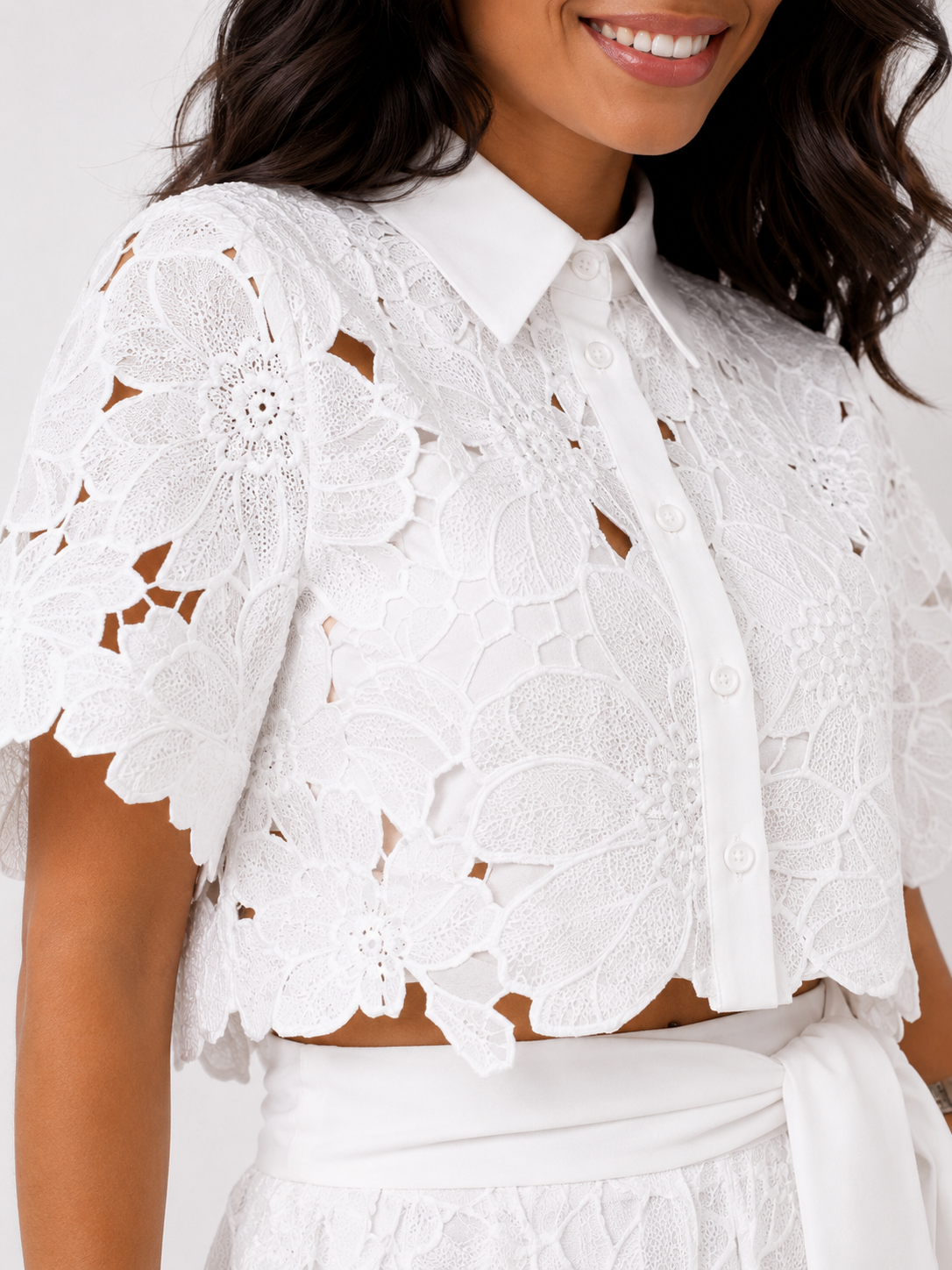 Jenny - Embroidered Two-Piece Summer Set