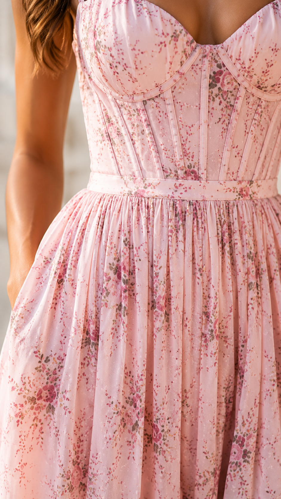 Gabriel  – Long Romantic-Inspired Maxi Dress