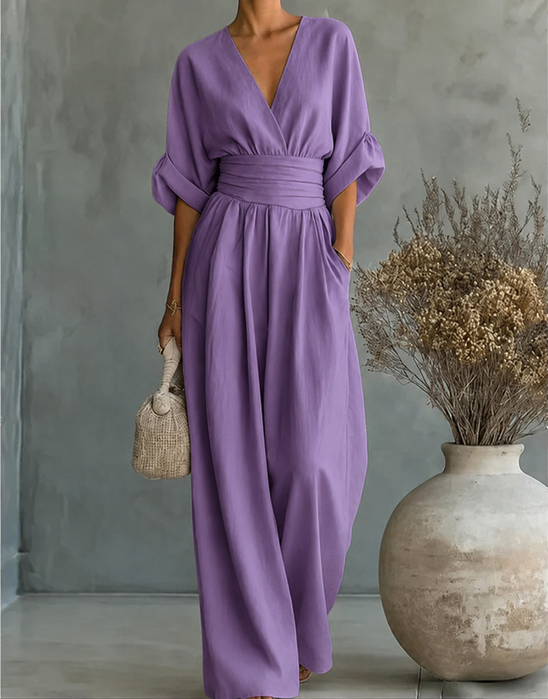 Giselle - Elegant Flowing Jumpsuit