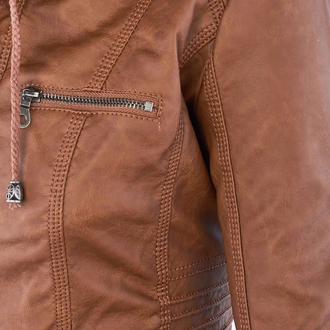 Jazlyn - Elegant Leather Jacket