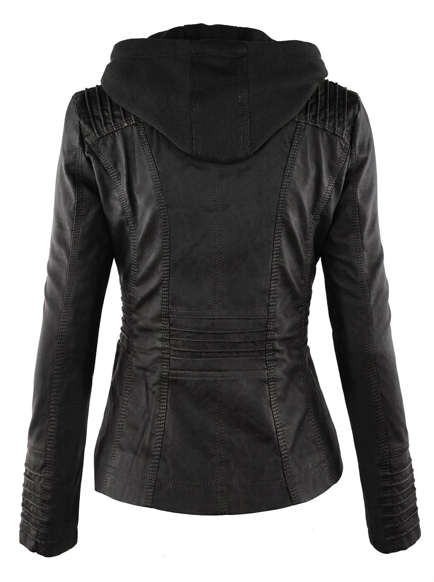 Ailany - Elegant Leather Jacket