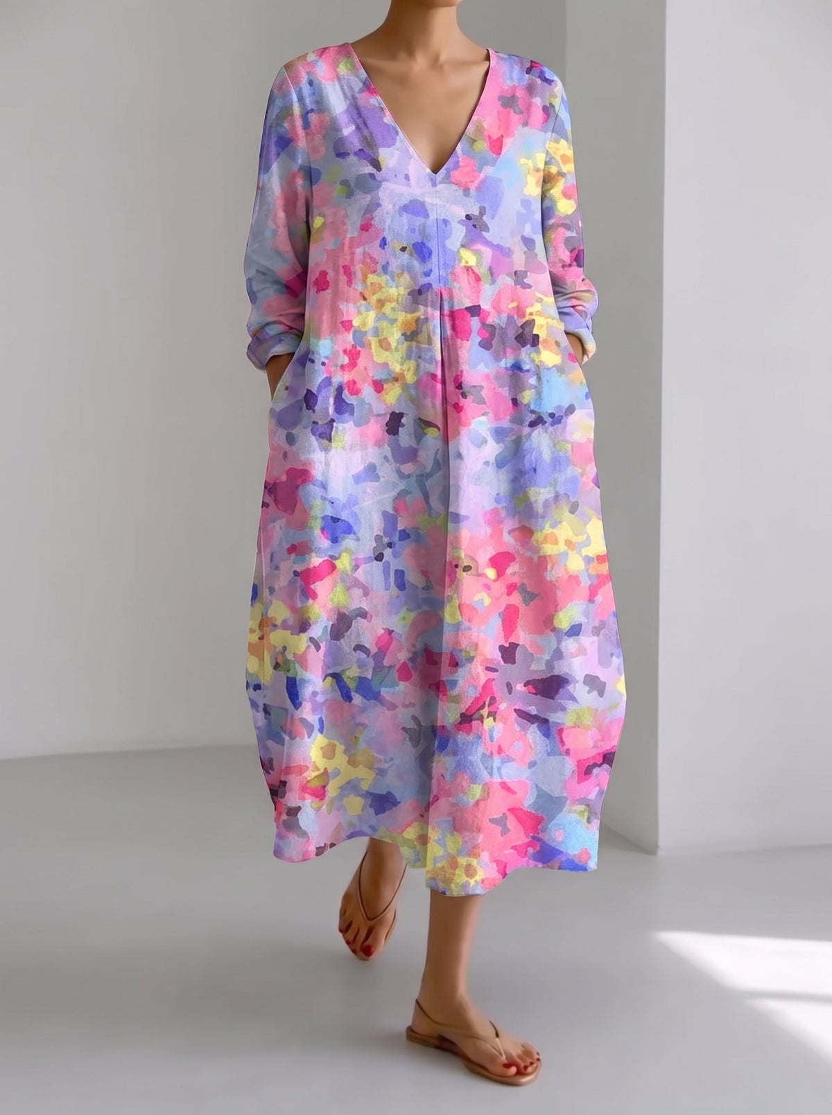 Juniper – Long Linen Dress