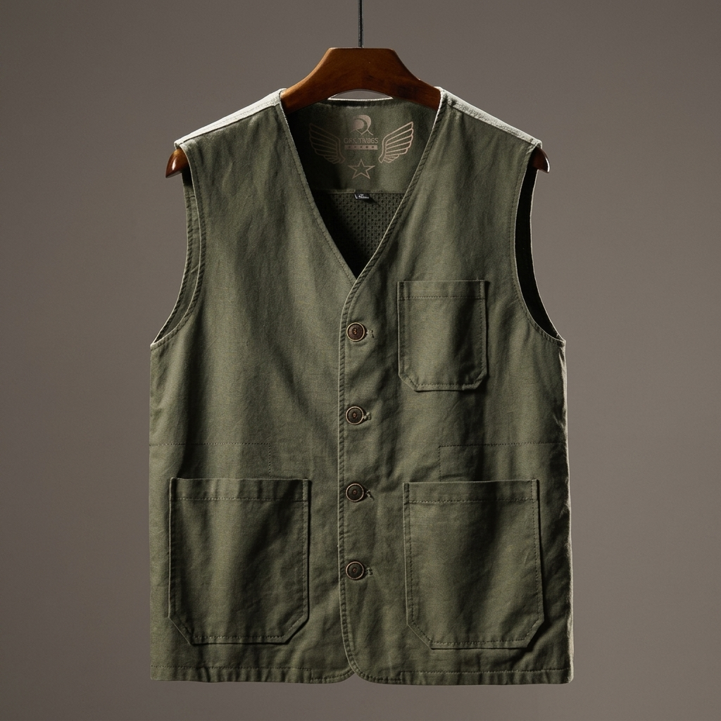 Sullivan – Cotton Utility Vest