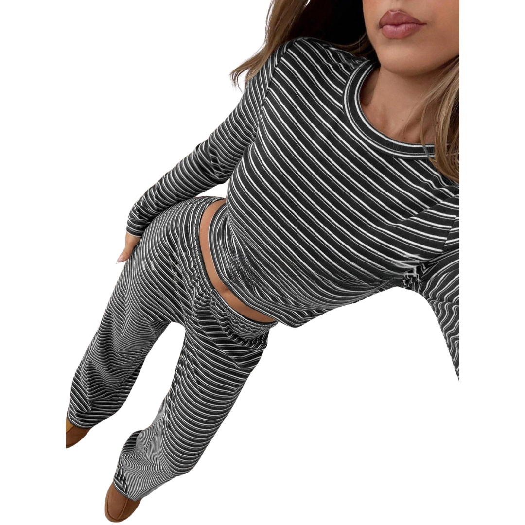 Camila - Striped Relaxed Loungewear Set