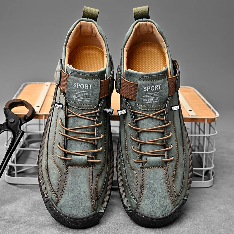 Wyatt - Hawthorne Leather Sneakers