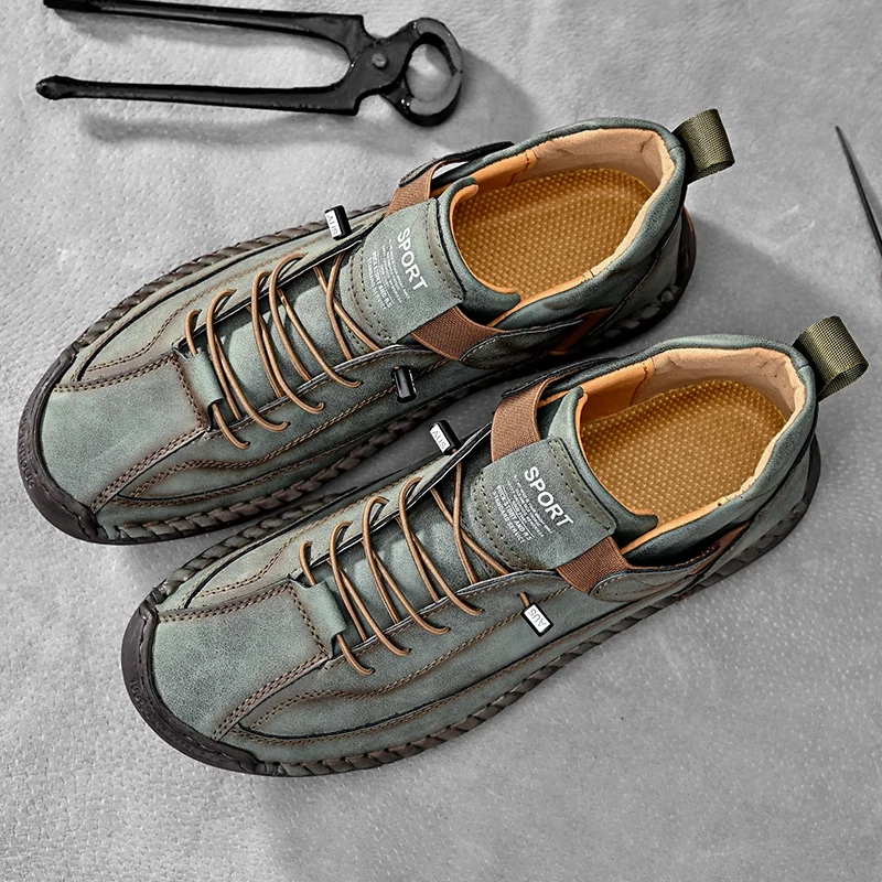 Wyatt - Hawthorne Leather Sneakers