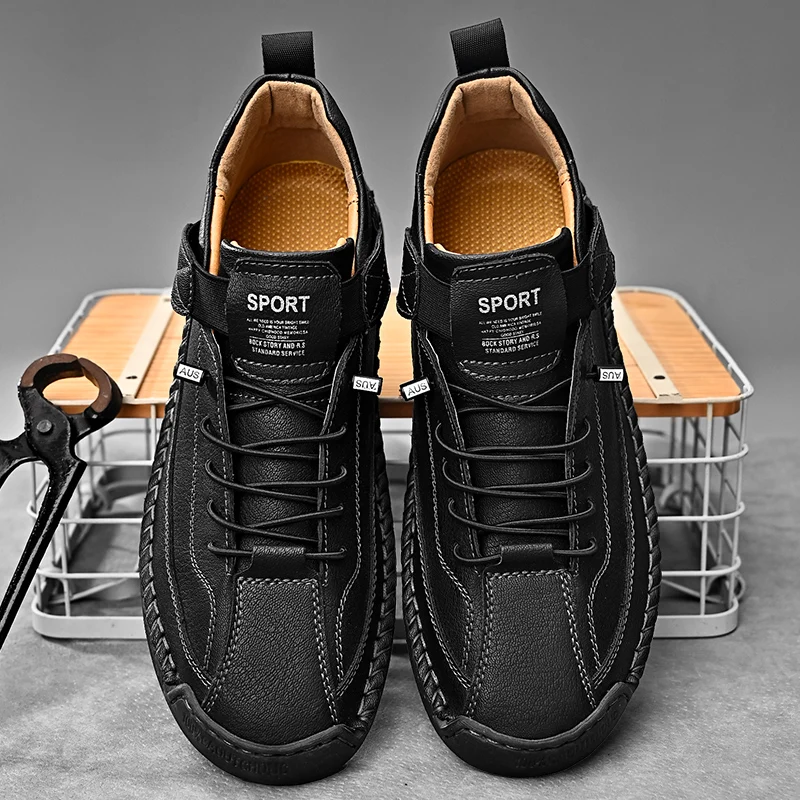 Wyatt - Hawthorne Leather Sneakers