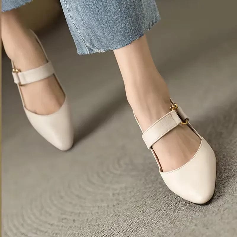 Lydia – Low-Heel Slingback Pumps