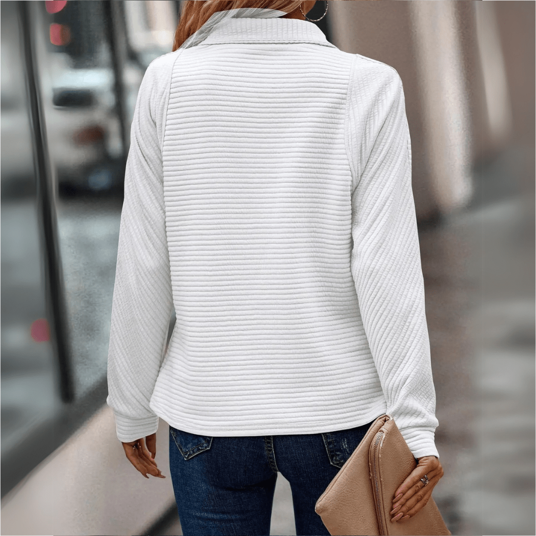 Zainey - Chic Half-Zip Pullover