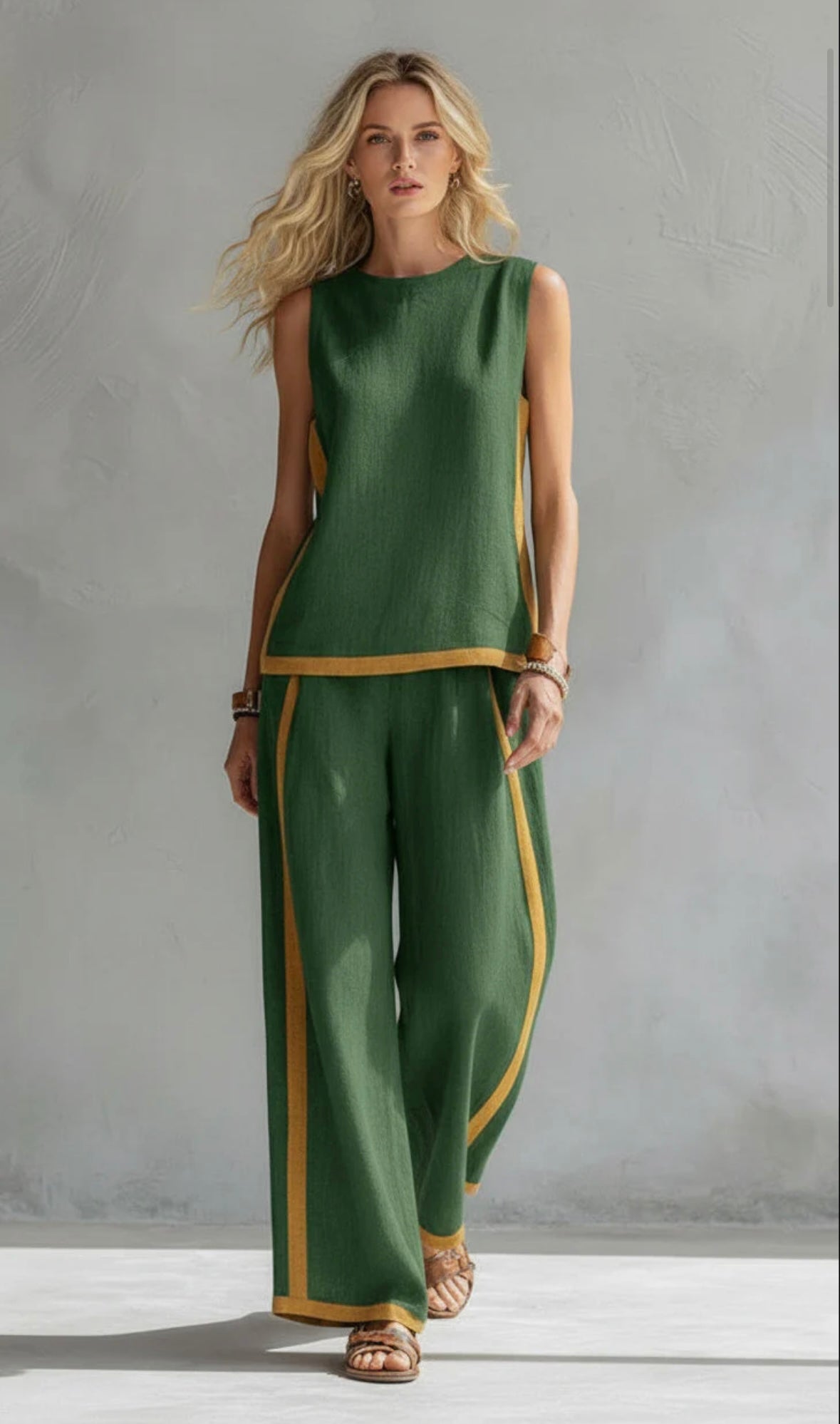 Kesya – Elegant Cotton-Linen Set