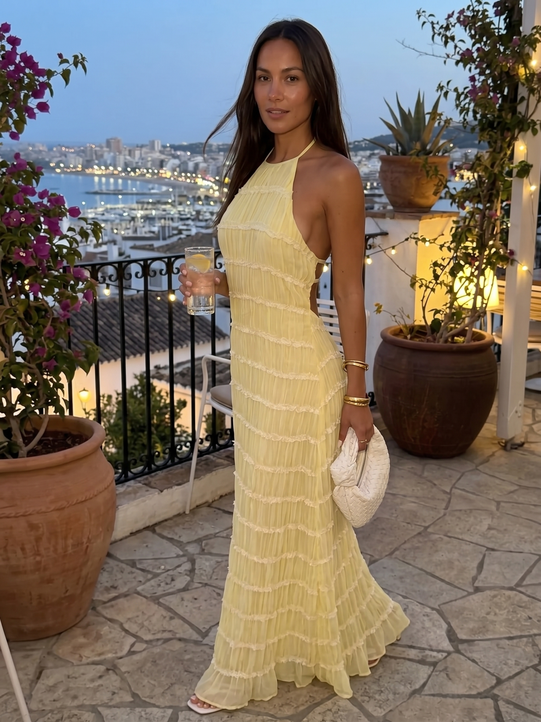 Jochel - Halter Summer Maxi Dress