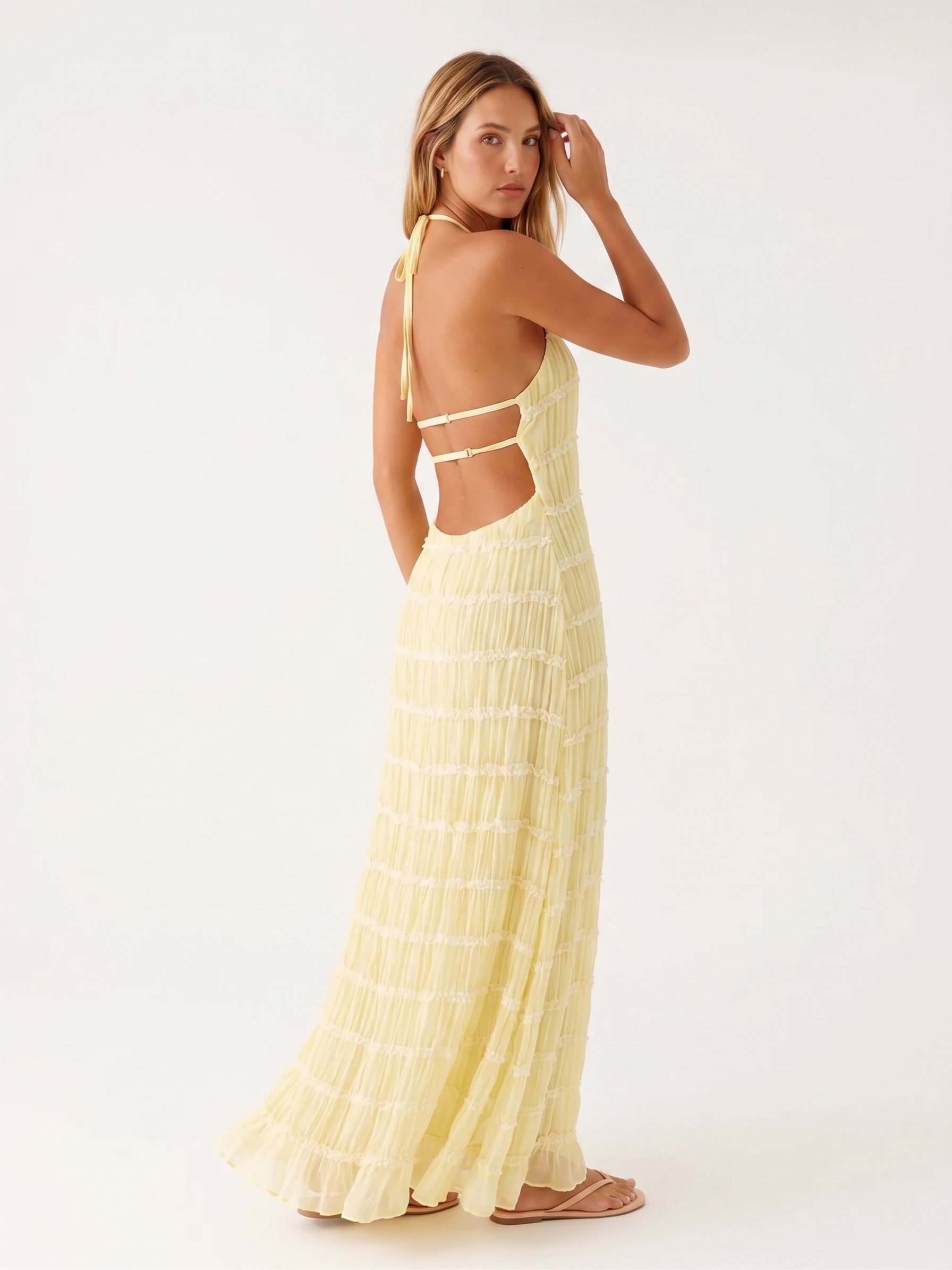 Jochel - Halter Summer Maxi Dress