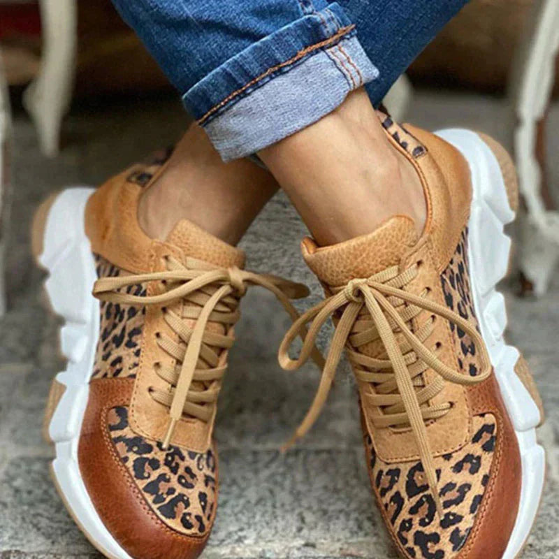 Laira - Leopard Sneakers for All-Day Comfort