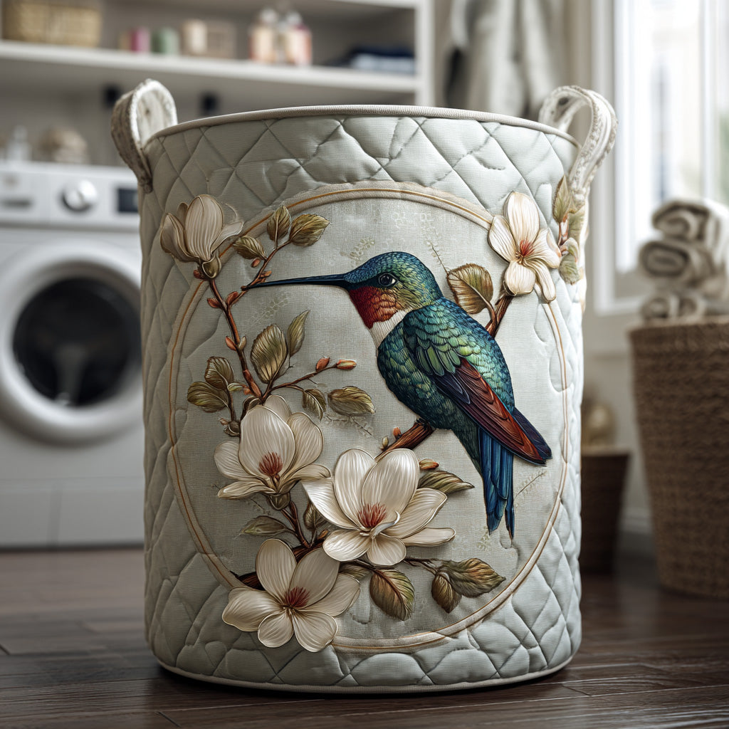 Marigold – Hand-Quilted Hummingbird Basket