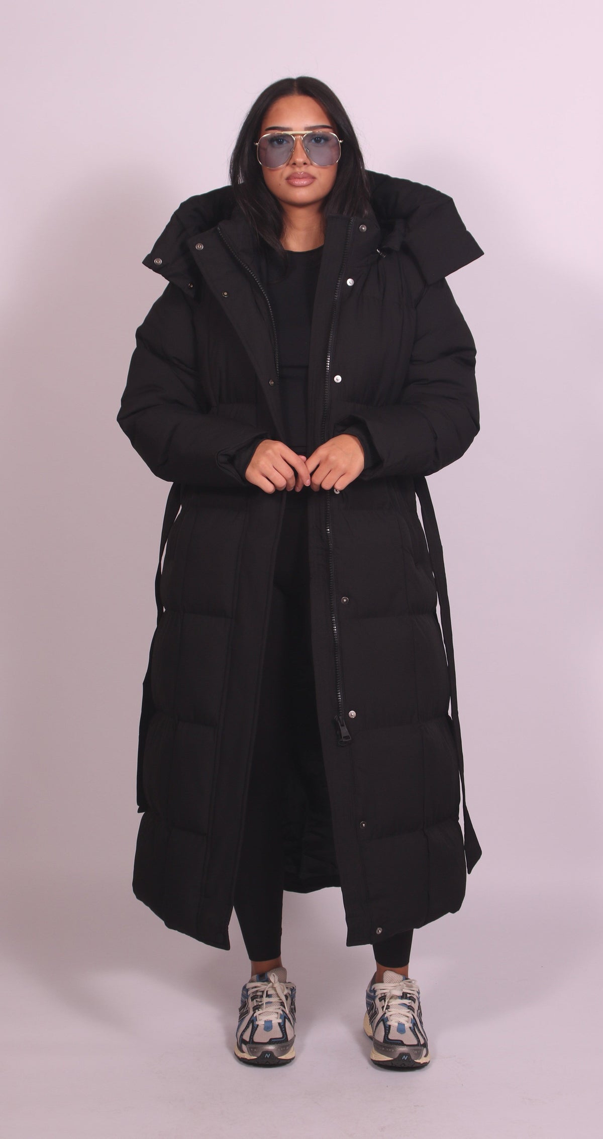 Marley – Hooded Puffer Longline Coat