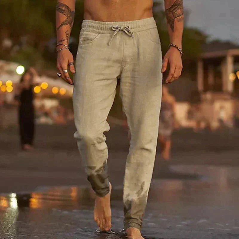 Charles – Linen Beach Pants for Breezy Summer Comfort