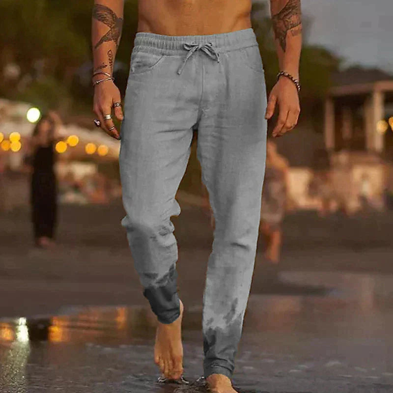 Charles – Linen Beach Pants for Breezy Summer Comfort
