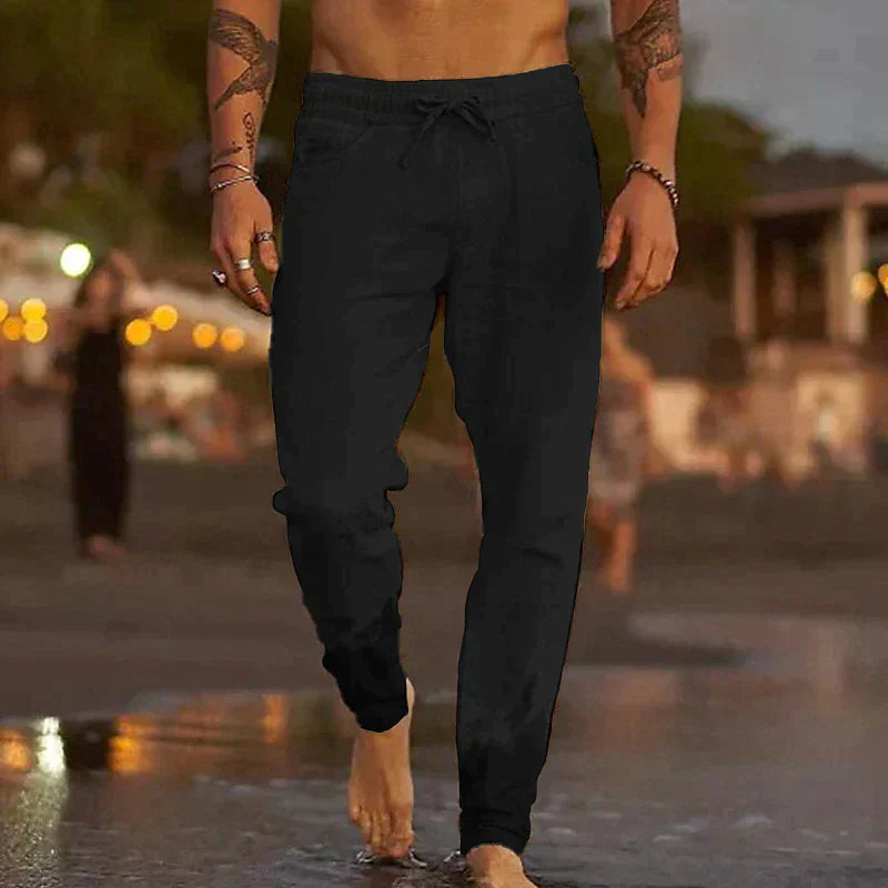 Charles – Linen Beach Pants for Breezy Summer Comfort