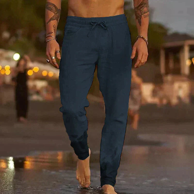 Charles – Linen Beach Pants for Breezy Summer Comfort