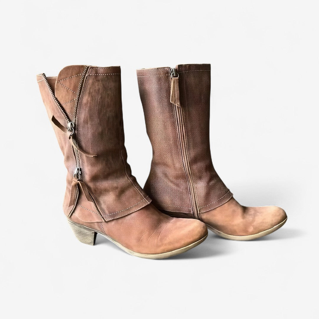 Lillian - Leather Fall Boots