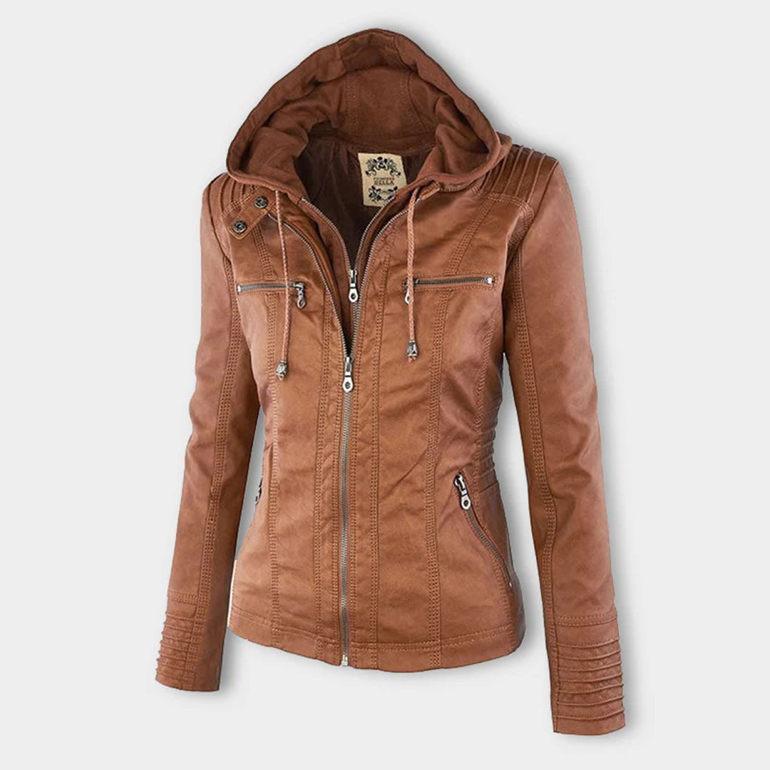 Jazlyn - Elegant Leather Jacket