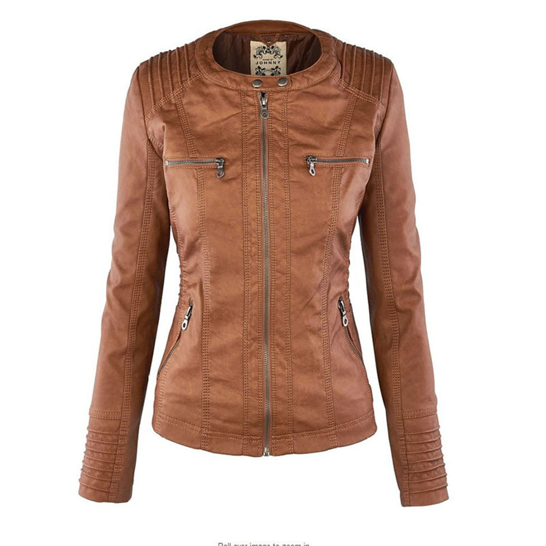 Jazlyn - Elegant Leather Jacket