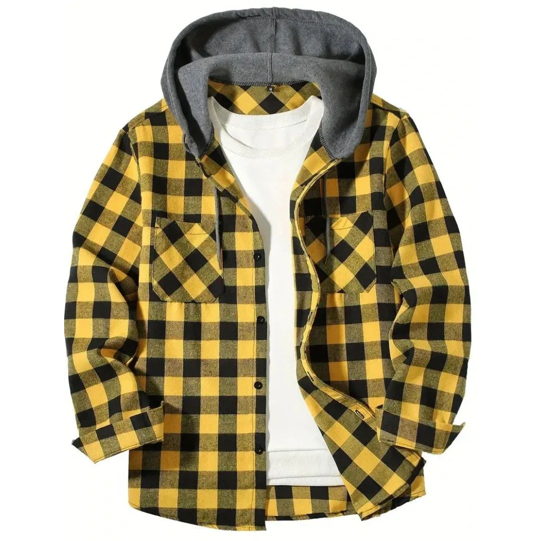 Jordan – Urban Plaid Hooded Jacket