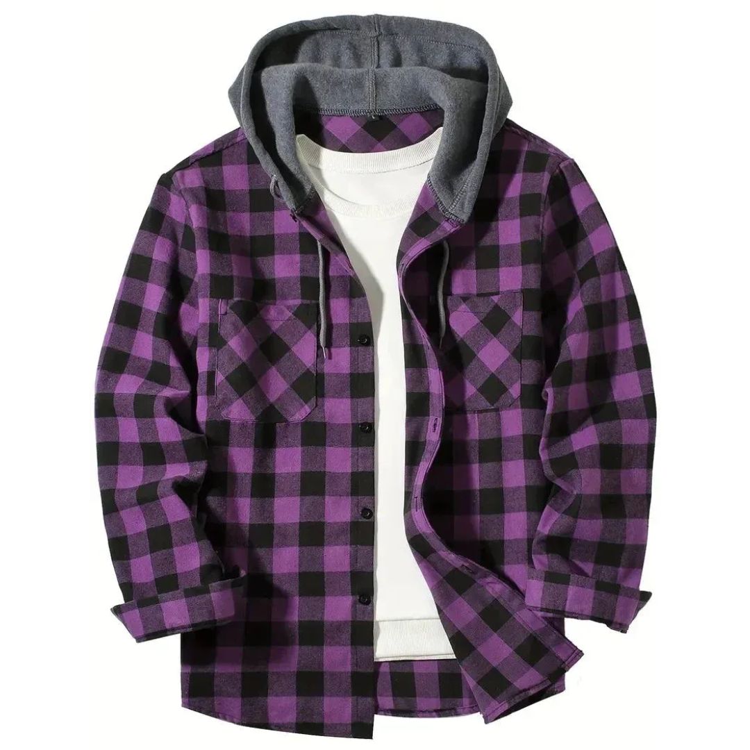 Jordan – Urban Plaid Hooded Jacket