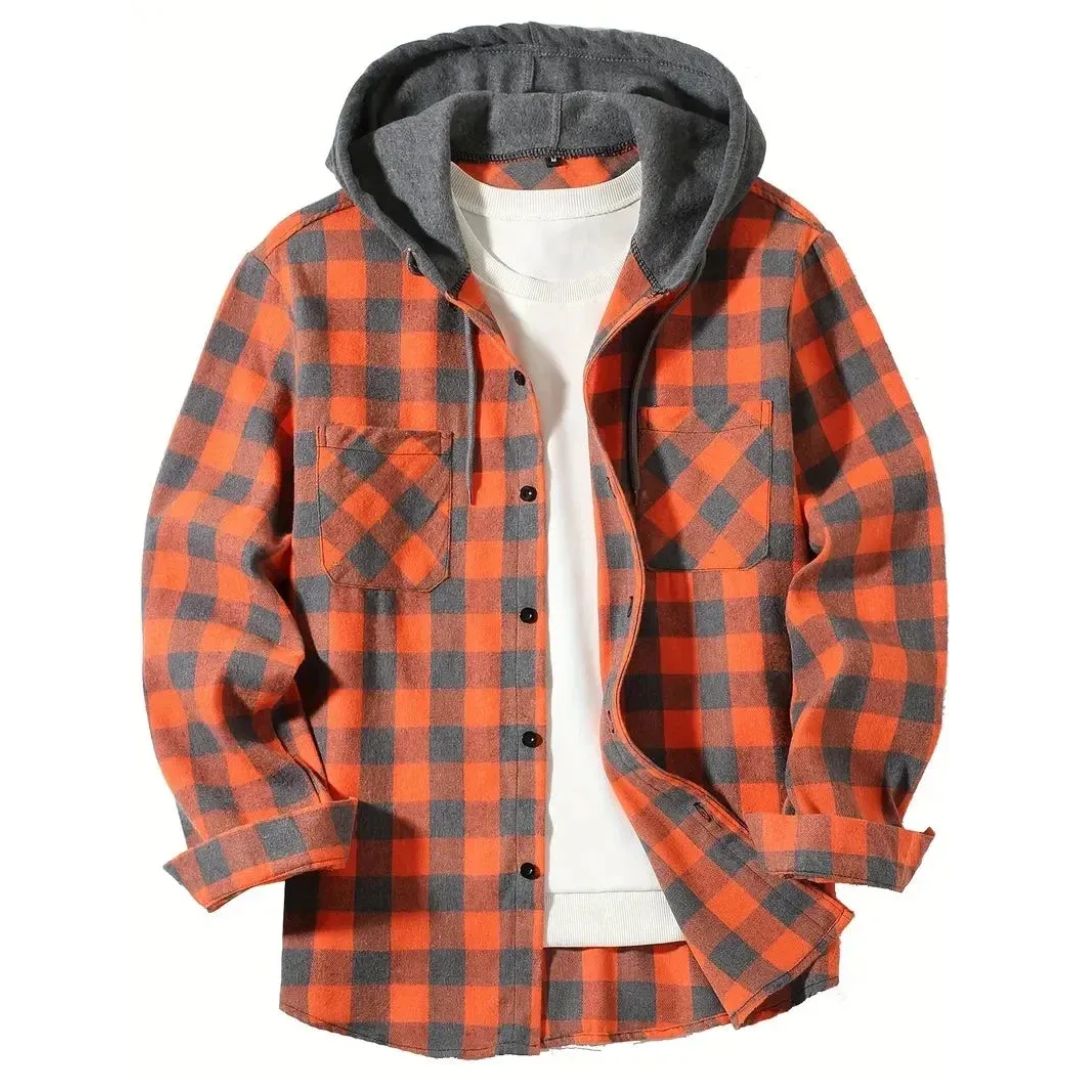 Jordan – Urban Plaid Hooded Jacket