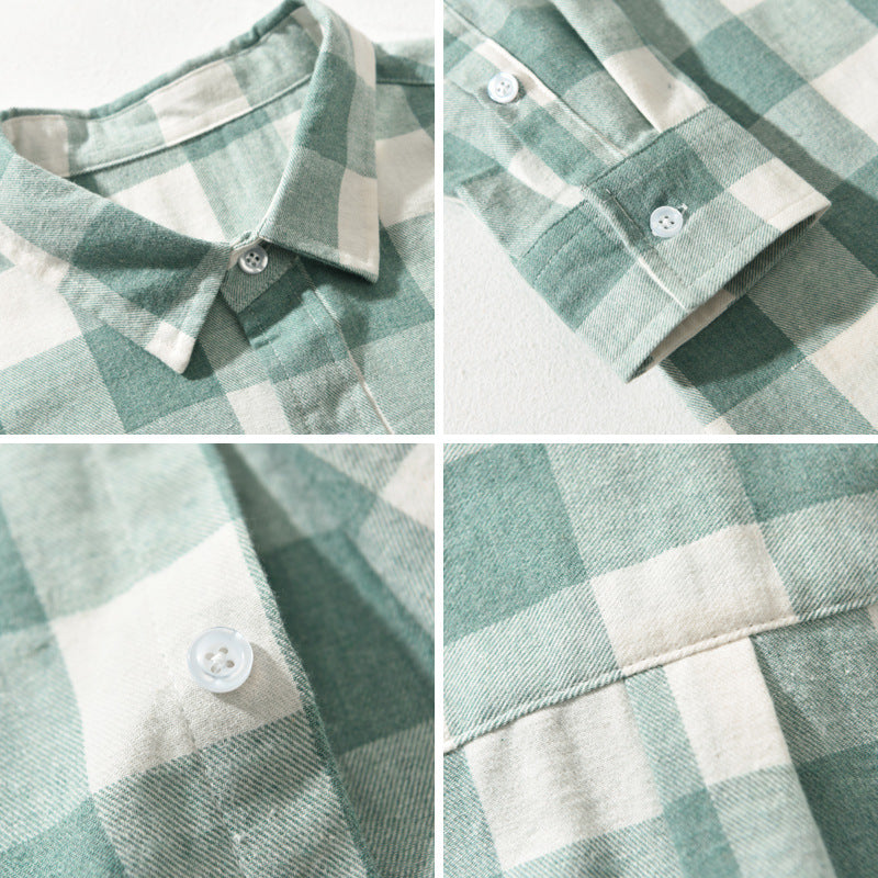 Rowan – Timeless Plaid Cotton Blend Shirt