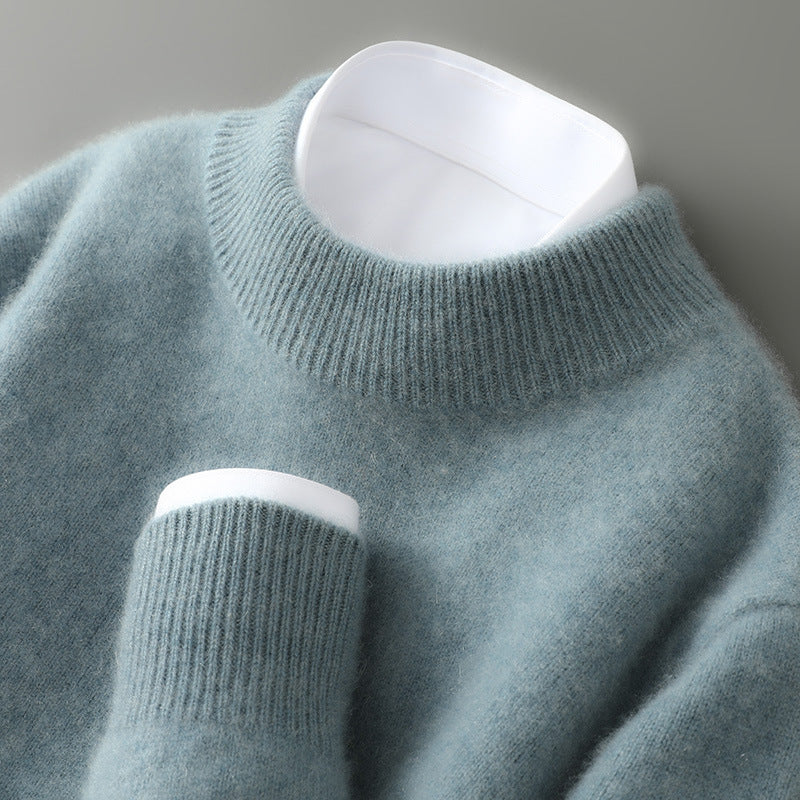 Harlow - Soft Cashmere-Blend Mock Neck Sweater