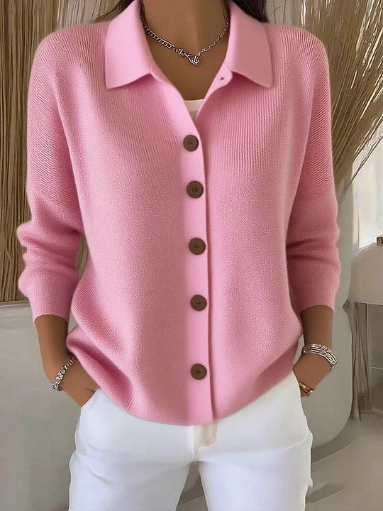 Ramona – Button-Up Turtleneck Cardigan
