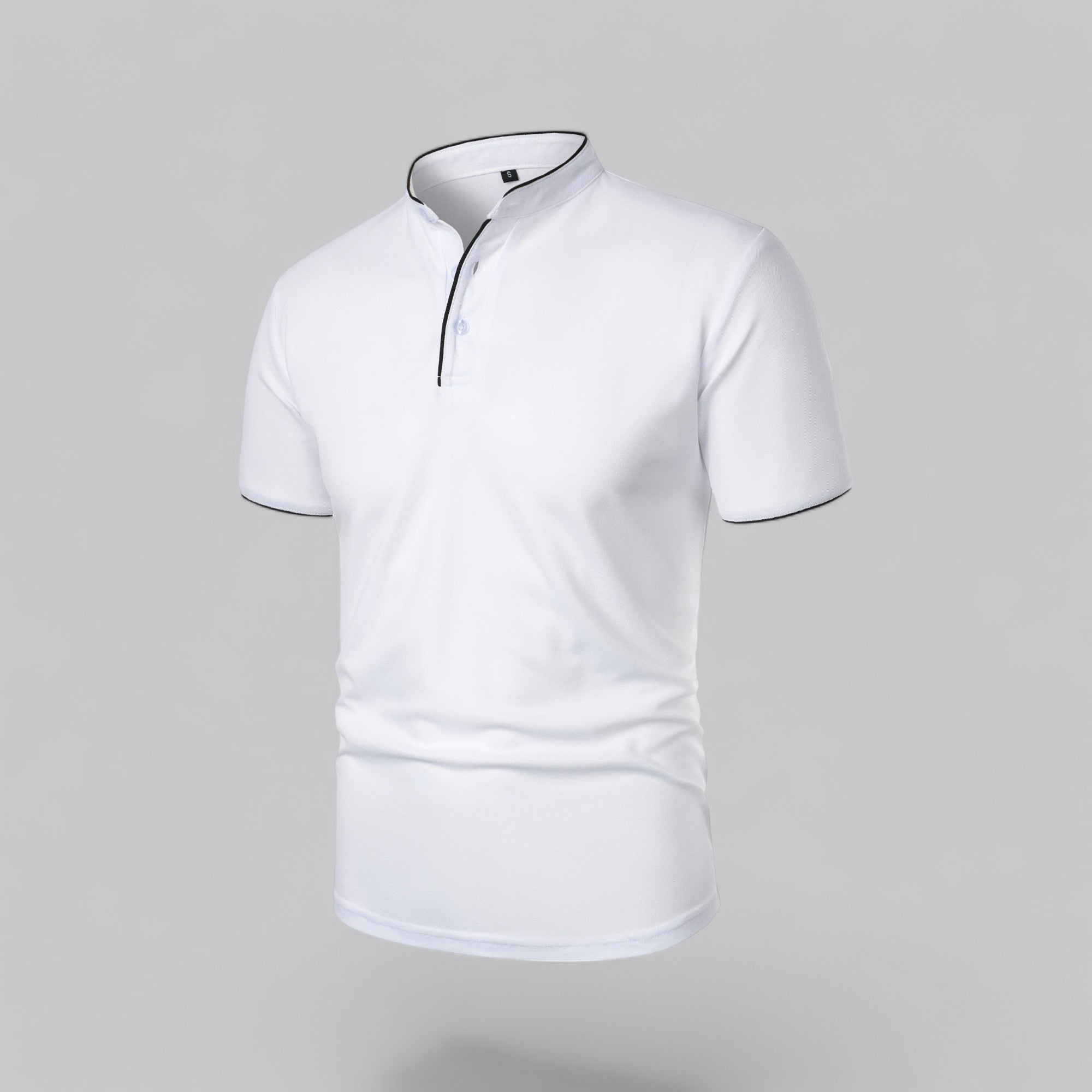 Wilfred - Collarless Polo Shirt